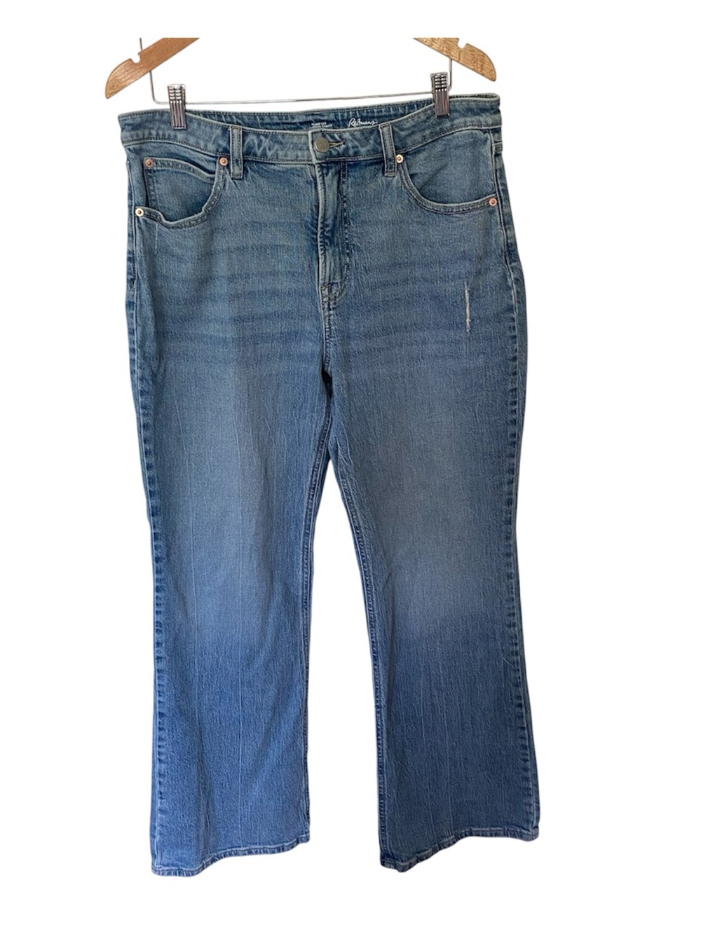Reitmans Women's Blue Flare Denim Jeans